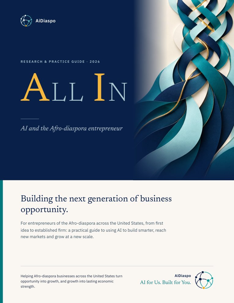 Cover of All In: AI and the Afro-diaspora entrepreneur